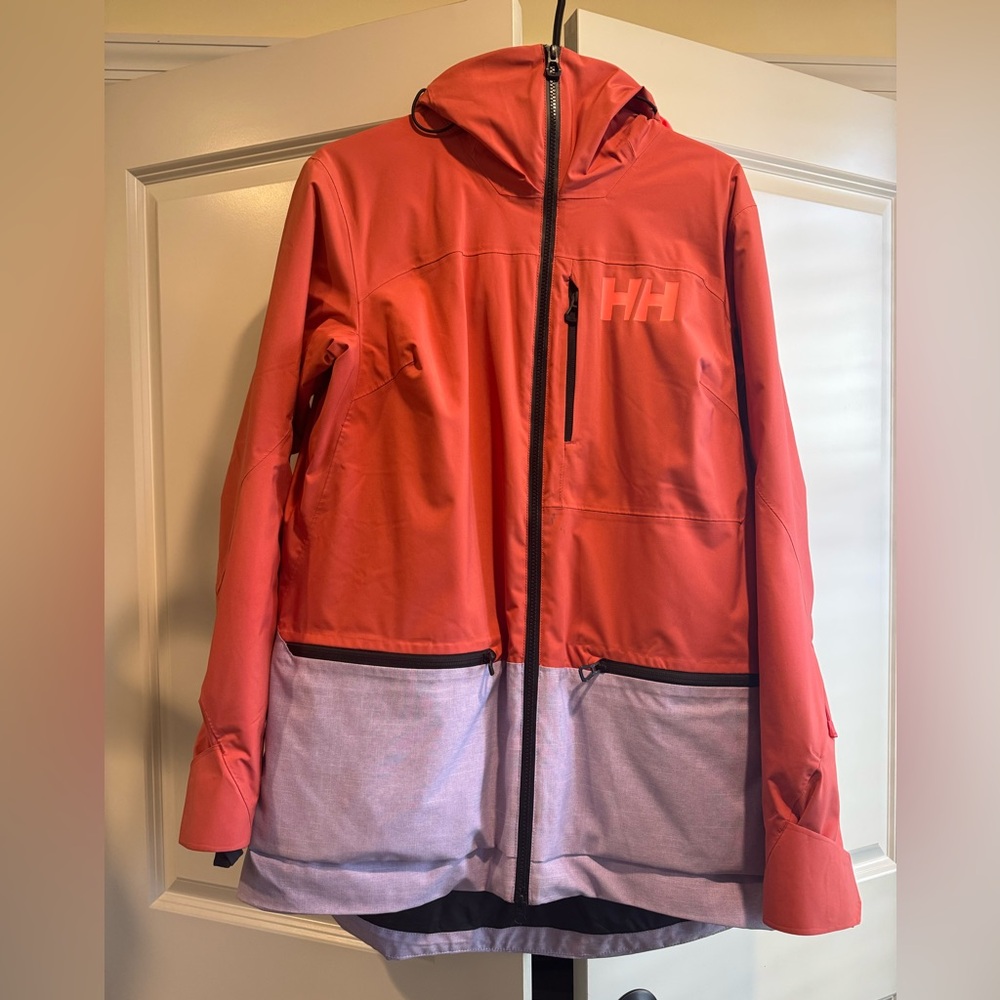Helly Hansen Red and Purple Ski Jacket